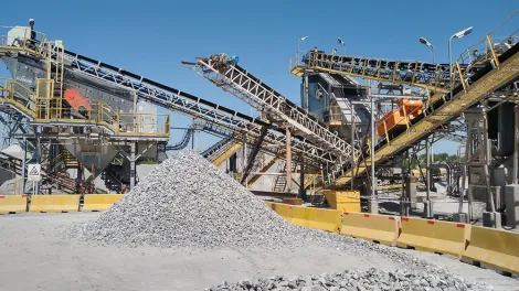 Agregados pétreos de Holcim Argentina